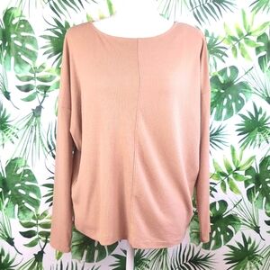 Simply Vera Vera Wang Tan Sweater (Size: Large)
